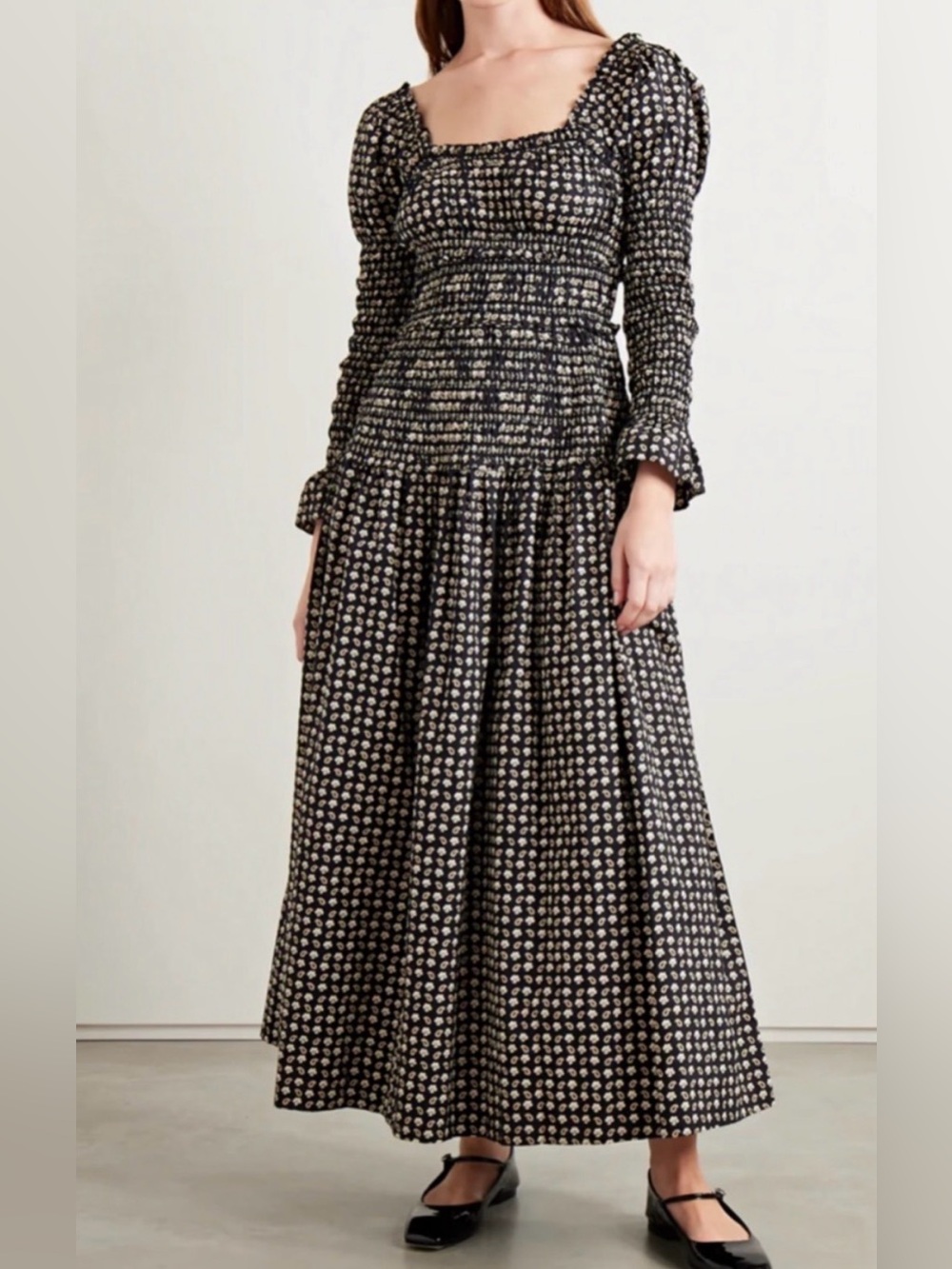 Doen Bellamy Dress - Noir Countryside Paisley